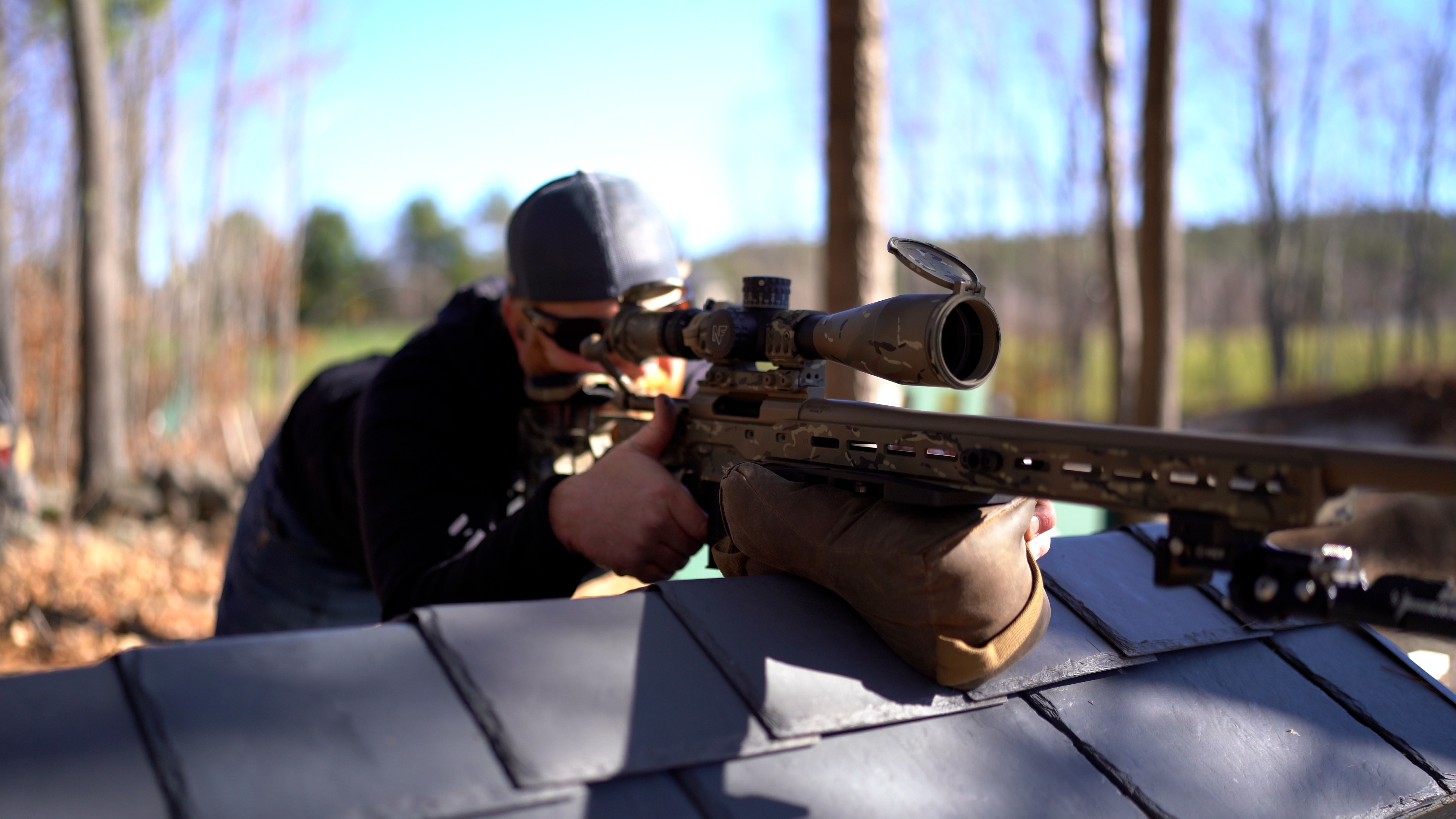 Rifleman training on the range
